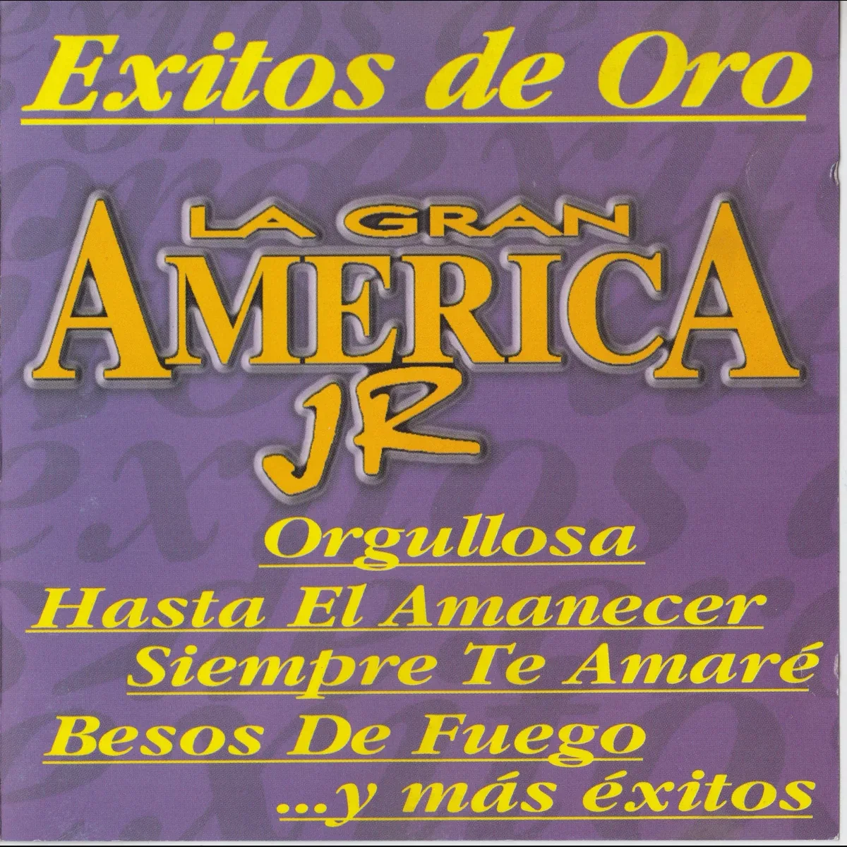 Carátula de Exitos de Oro